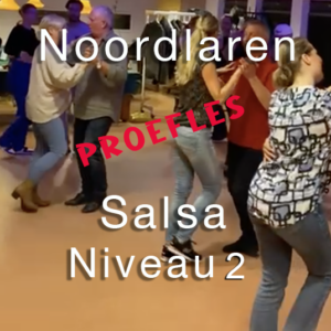 Proefles Salsa niveau 2 maandag 7 sep 19:00 (Noordlaren)